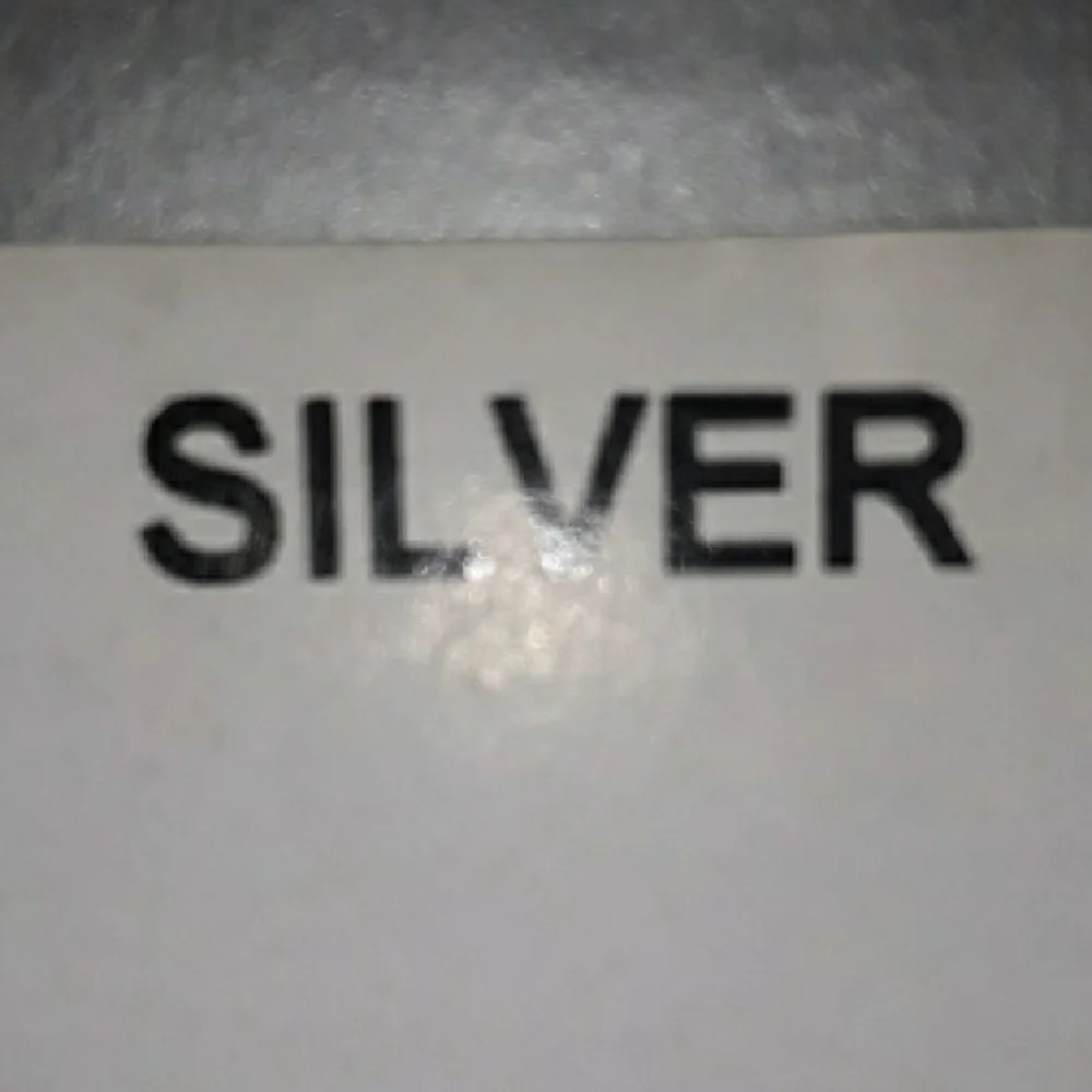 **SOLD** Silver Peep Toe Heels - Picture 9 of 11
